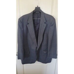 Men's Kingsridge Chuck Hines Custom Fabric Gray Sports Coat Blazer